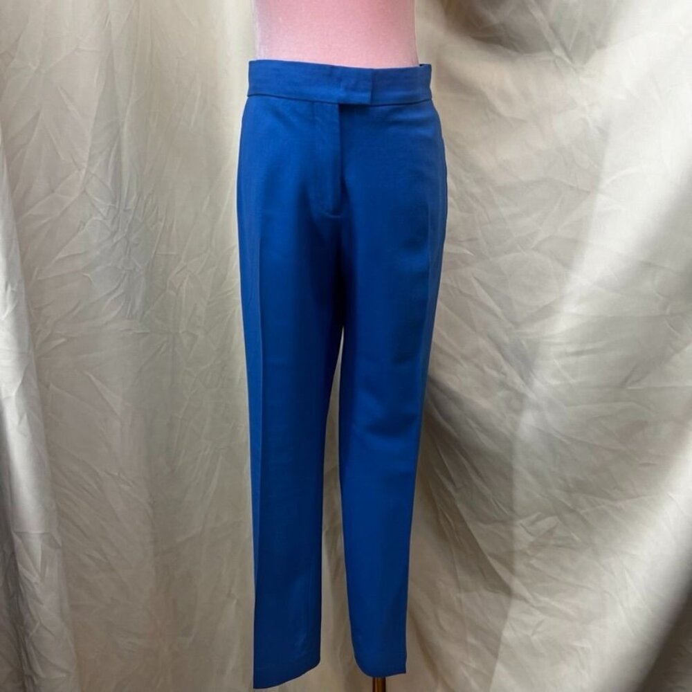 Paul Smith  PS  Vibrant Blue  Women’s  100% Wool  Cropped Trousers  Size 44